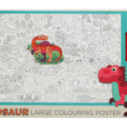 Rex London Large Colouring Poster - Baby Dinos