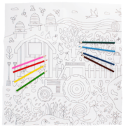 Rex London Large Colouring Poster - On the Farm - Image 2