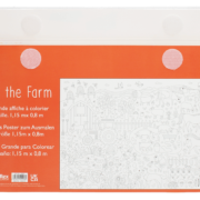 Rex London Large Colouring Poster - On the Farm - Image 3