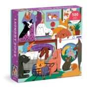 Mudpuppy 500 Pc Puzzle - Laundry Dogs