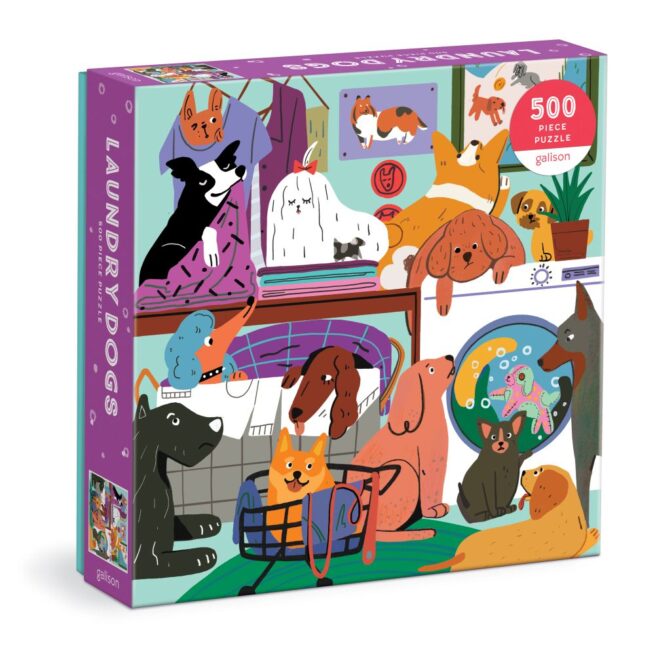 Mudpuppy 500 Pc Puzzle - Laundry Dogs
