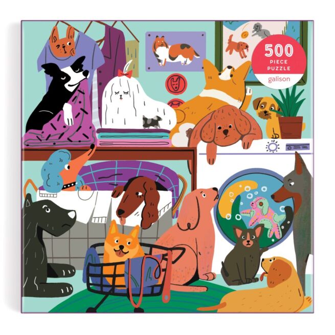 Mudpuppy 500 Pc Puzzle - Laundry Dogs - Image 2