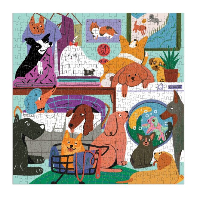 Mudpuppy 500 Pc Puzzle - Laundry Dogs - Image 3