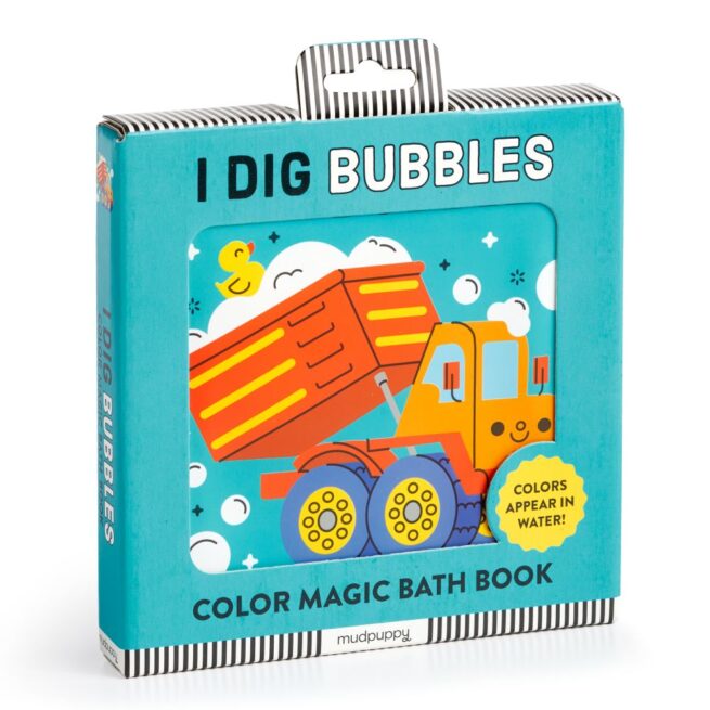 Mudpuppy Magic Bath Book - I Dig Bubbles