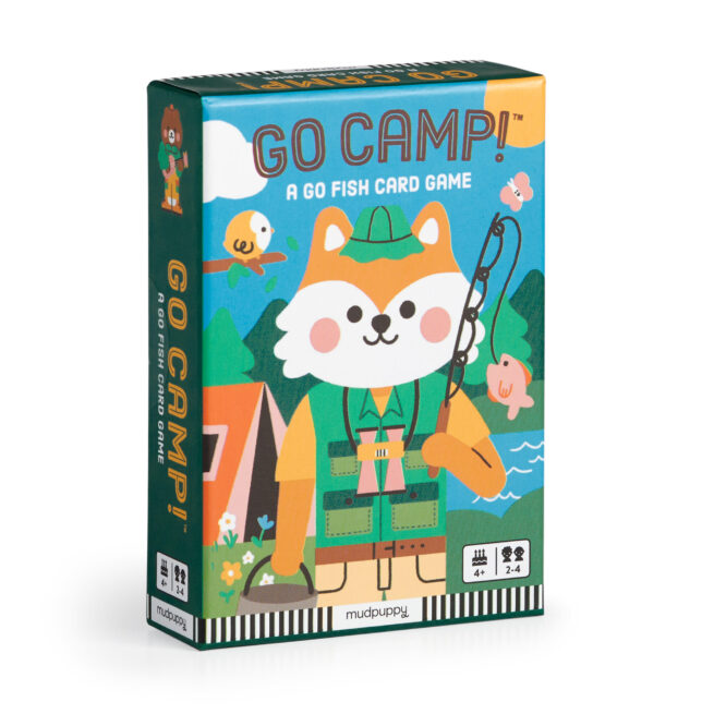 Mudpuppy Playing Cards - Go Camp! A Go Fish Card Game