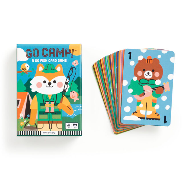 Mudpuppy Playing Cards - Go Camp! A Go Fish Card Game - Image 3
