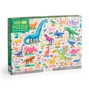 Mudpuppy 100 Pc Puzzle - Mighty Dinosaurs