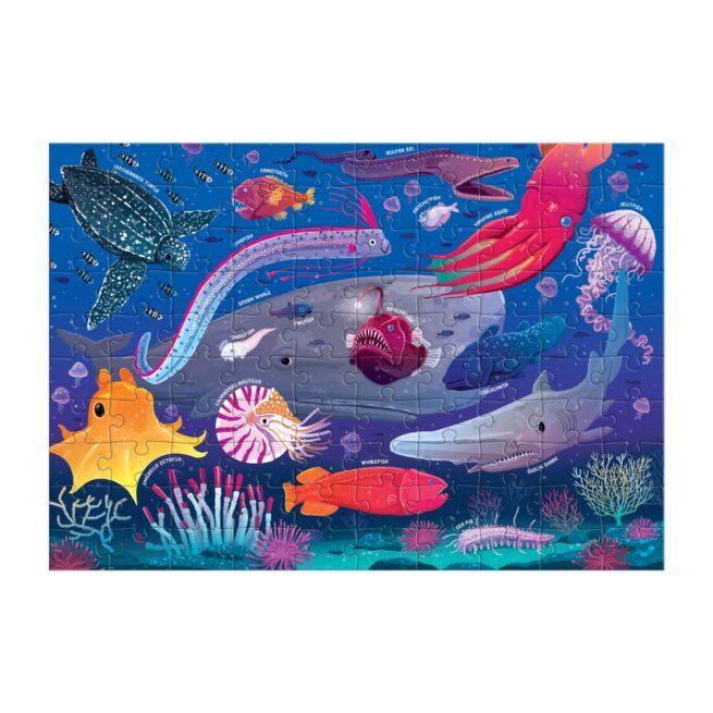 Mudpuppy 100 Pc Puzzle - Deep Sea - Image 2
