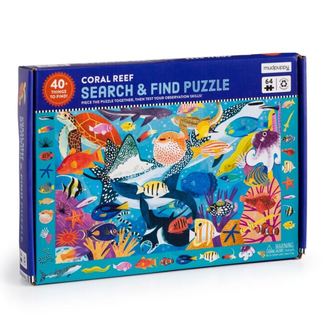 Mudpuppy 64 Pc Search & Find Puzzle - Coral Reef
