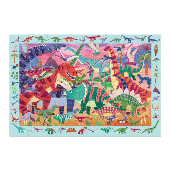 Mudpuppy 64 Pc Search & Find Puzzle - Mighty Dinosaurs - Image 3