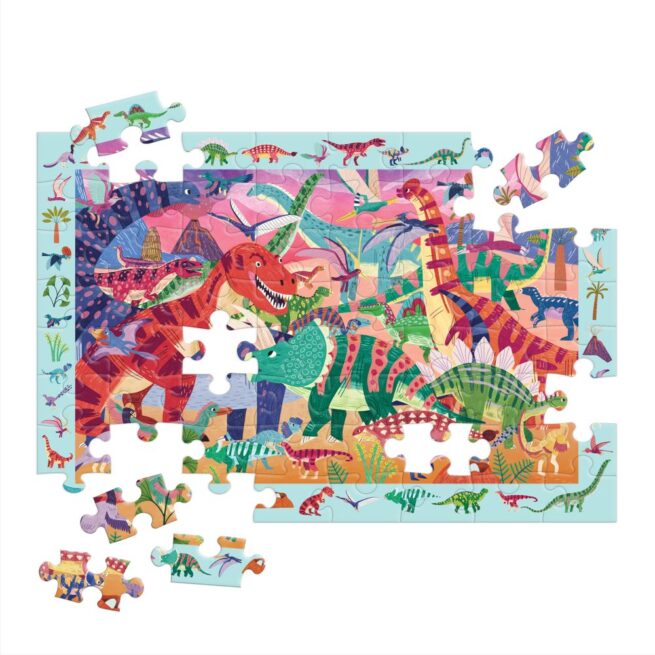 Mudpuppy 64 Pc Search & Find Puzzle - Mighty Dinosaurs - Image 2