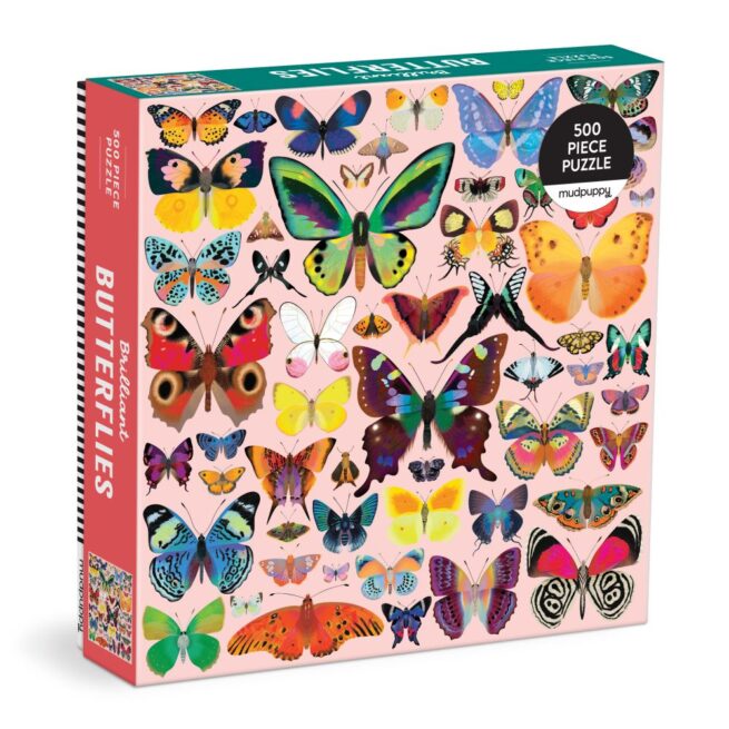 Mudpuppy 500 Pc Puzzle - Brilliant Butterflies