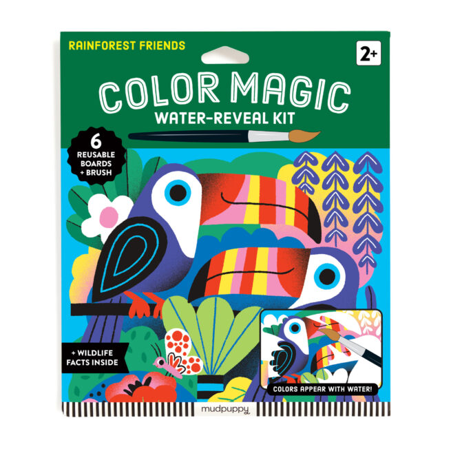 Mudpuppy Colour Magic Water Reveal Kit - Rainforest Friends