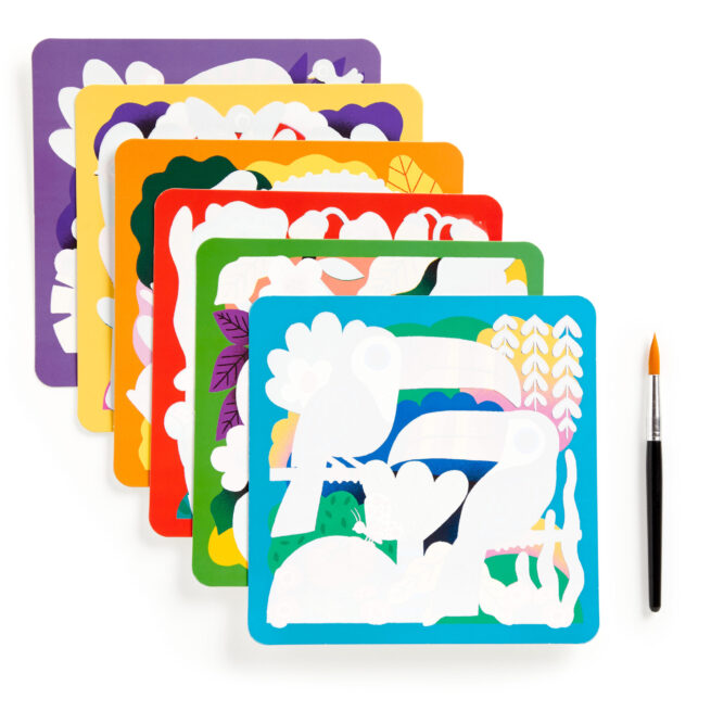 Mudpuppy Colour Magic Water Reveal Kit - Rainforest Friends - Image 3