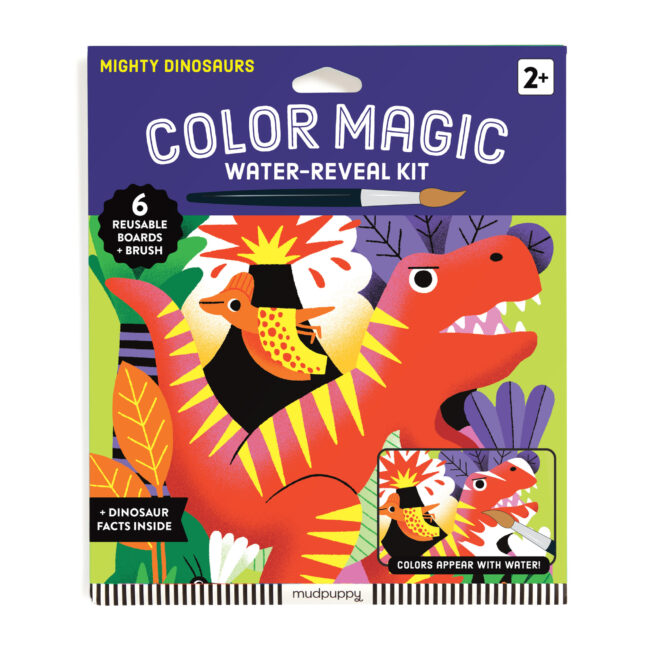 Mudpuppy Colour Magic Water Reveal Kit - Mighty Dinosaurs