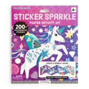 Mudpuppy Sticker Sparkle Poster Kit - Unicorn Magic