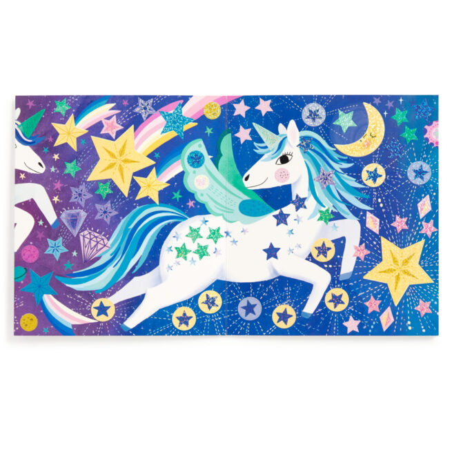 Mudpuppy Sticker Sparkle Poster Kit - Unicorn Magic - Image 4