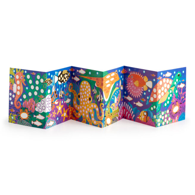 Mudpuppy Sticker Sparkle Poster Kit - Ocean Life - Image 5