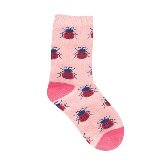 Socksmith Kids Socks 4-7 yrs - Ladybug Pink