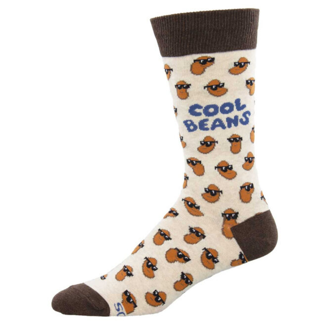 Socksmith Mens Socks - Cool Beans Ivory