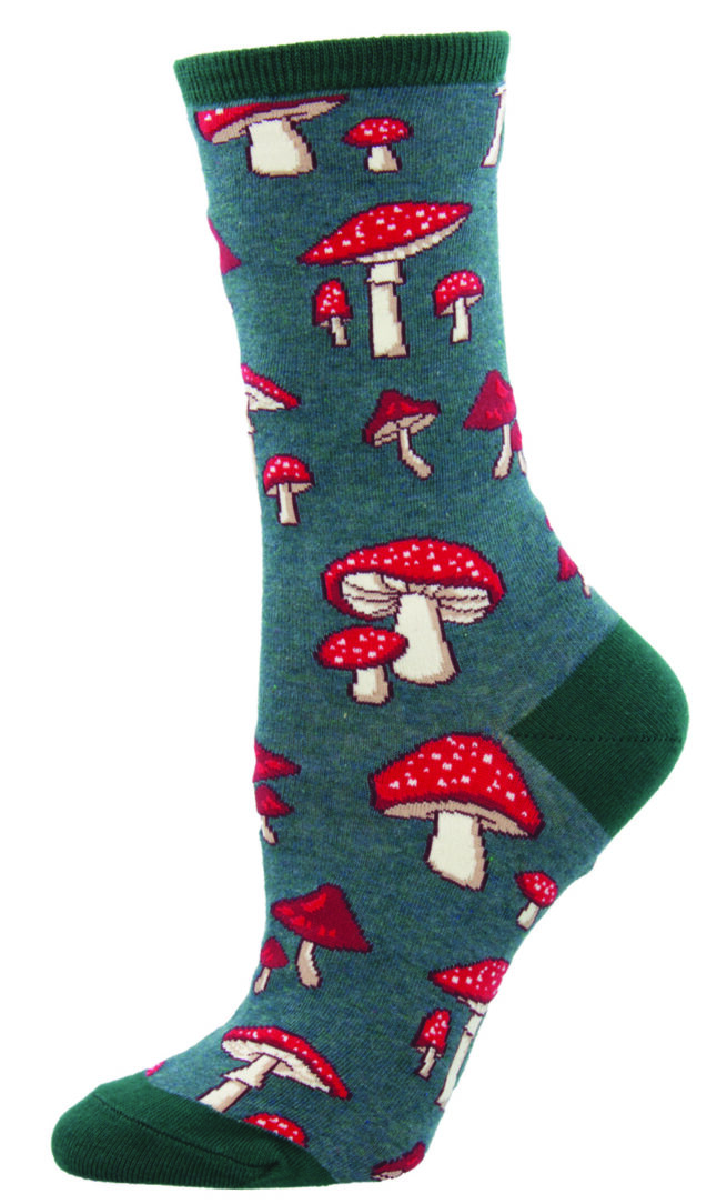 Socksmith Ladies Socks - Pretty Fly for a Fungi