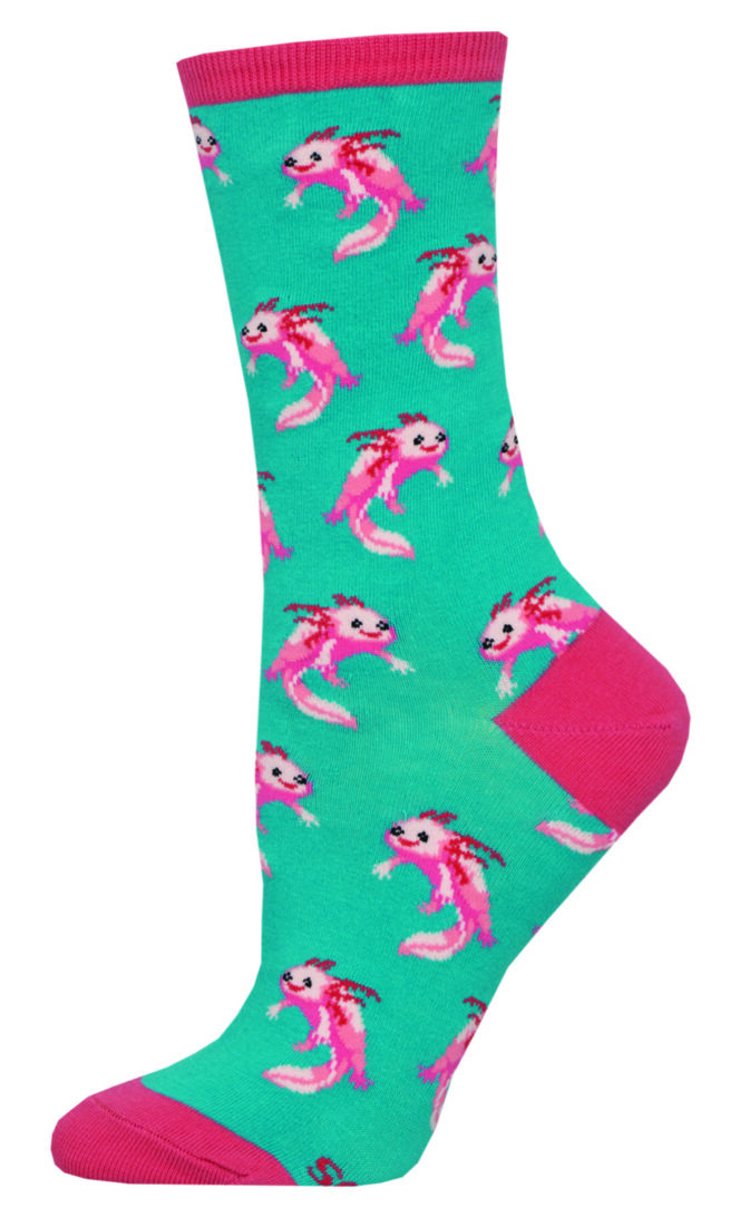 Socksmith Ladies Socks - Axolotl Teal
