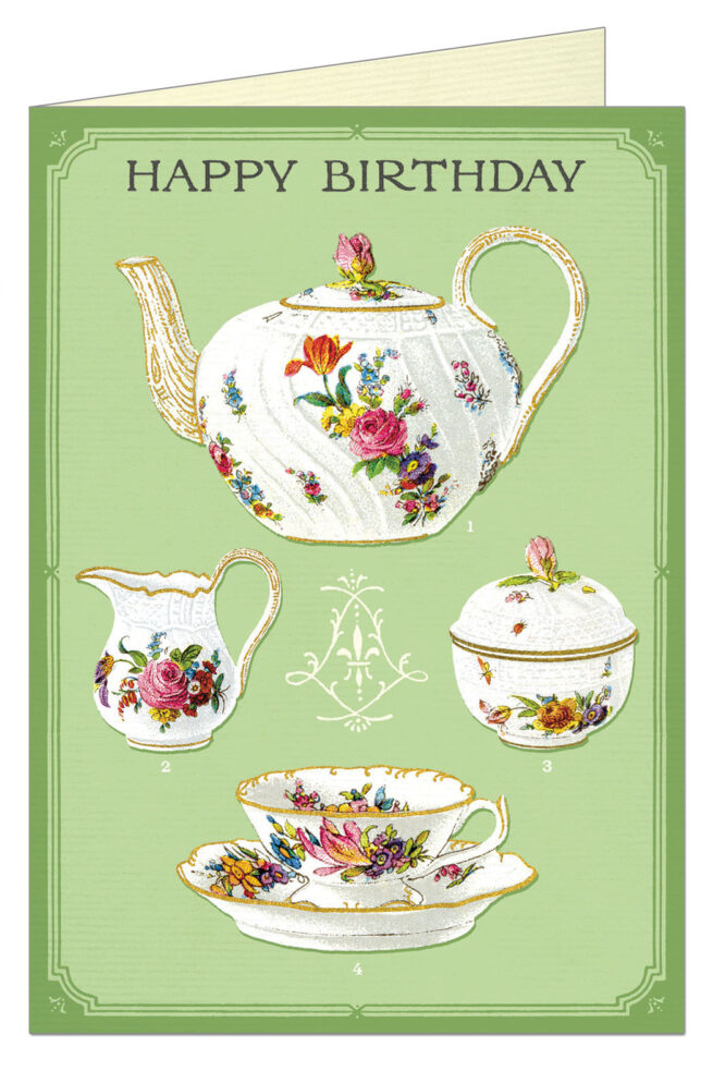 Cavallini Greeting Card – HB Tea