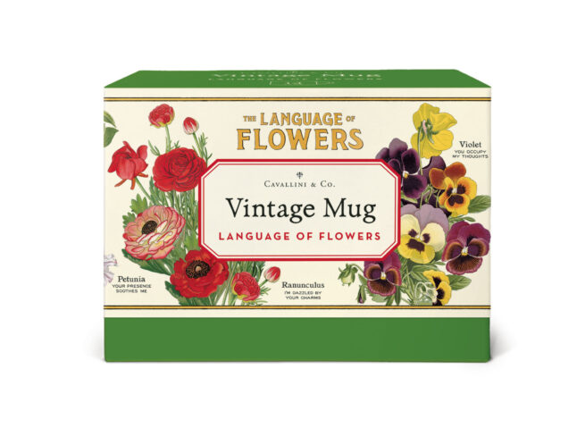 Cavallini Mug – Language of Flowers - Image 3