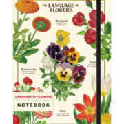 Cavallini Notebook Large -Language of Flowers