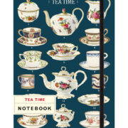 Cavallini Notebook Large -Tea Time