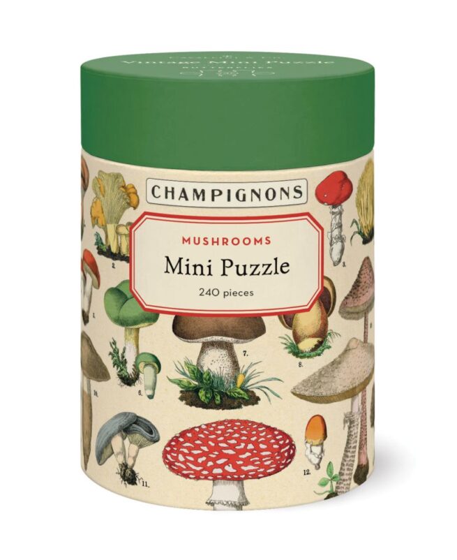 Cavallini - 240 Pc Mini Puzzle Mushrooms