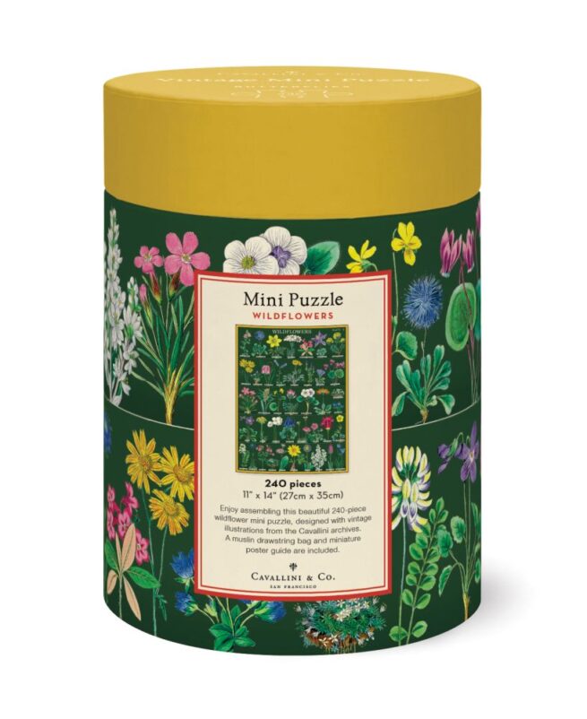Cavallini - 240 Pc Mini Puzzle Wildflowers - Image 2