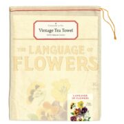 Cavallini Tea Towel -  Language of Flowers - Image 2