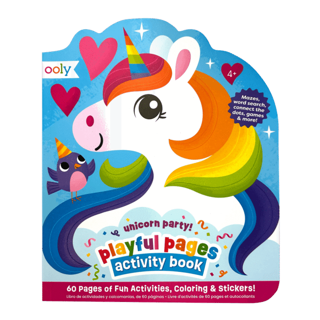 Ooly Playful Pages Activity Book – Unicorn Party!