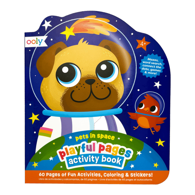 Ooly Playful Pages Activity Book – Pets in Space