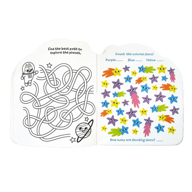 Ooly Playful Pages Activity Book – Pets in Space - Image 4