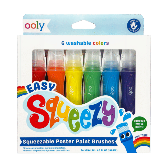 Ooly Paint – Squeezy Poster Paint Brushes/6 - Image 2