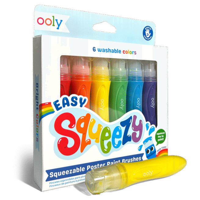 Ooly Paint – Squeezy Poster Paint Brushes/6