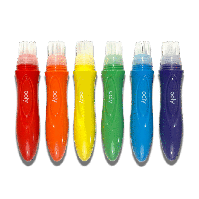 Ooly Paint – Squeezy Poster Paint Brushes/6 - Image 4