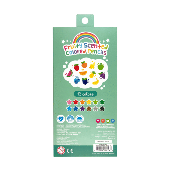 Ooly Pencils – Yummy Fruit Scented Pencils/12 - Image 2