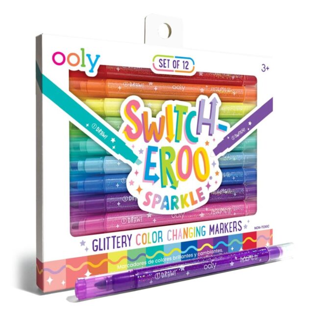 Ooly Markers – Switcheroo Sparkle Markers/12