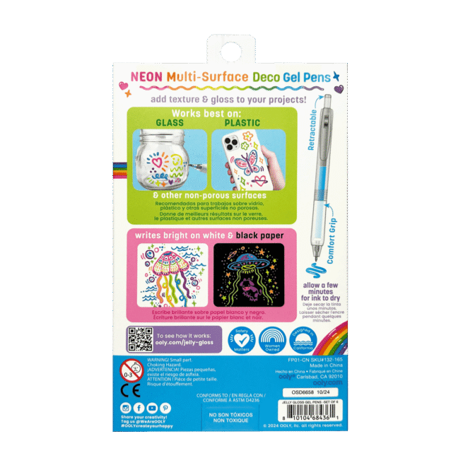 Ooly Crayo-Fresh Pick Scented Gel Crayons/6 - Image 3