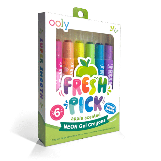 Ooly Crayo-Fresh Pick Scented Gel Crayons/6