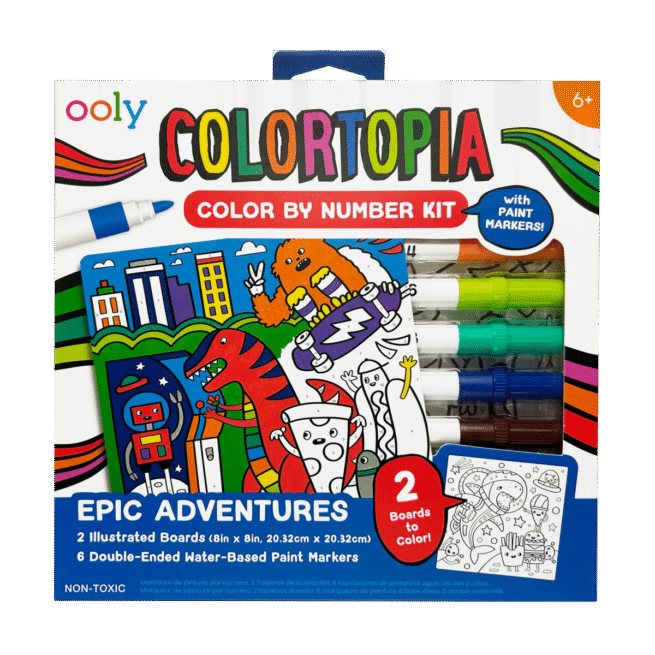 Ooly Paper Activities - Colortopia Colour Kit Epic Adventure - Image 2