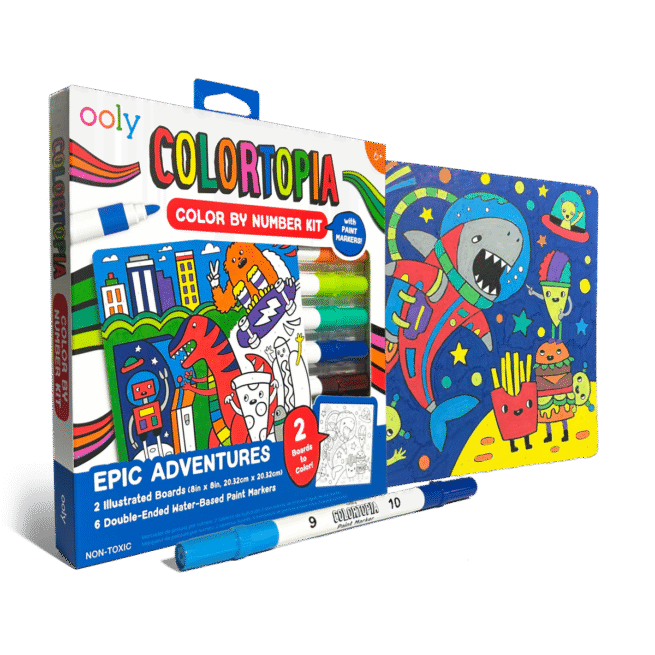 Ooly Paper Activities - Colortopia Colour Kit Epic Adventure