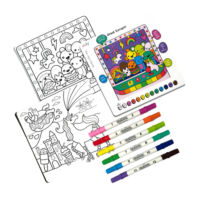 Ooly Paper Activities - Colortopia Colour Kit Unicorn Funland - Image 4