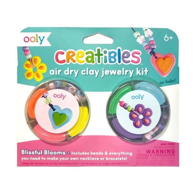 Ooly Creatibles Air Dry Clay Jewellery Kit - Blissful Blooms - Image 2