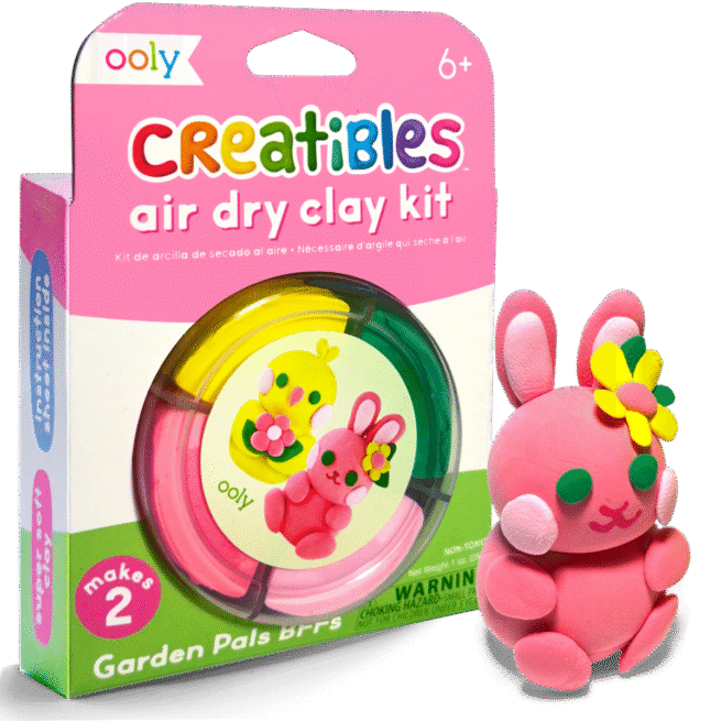 Ooly Creatibles Air Dry Clay Kit - Garden Pals