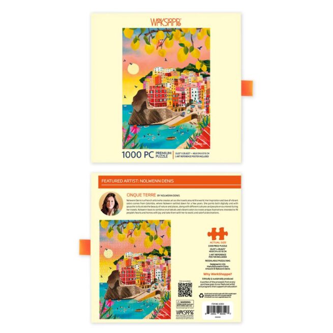 WerkShoppe 1000 Pc Puzzle – Cinque Terre - Image 4