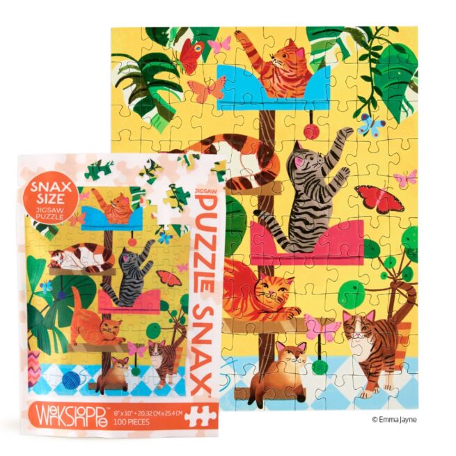 WerkShoppe Snax 100 Pc Puzzle – Cat Tree